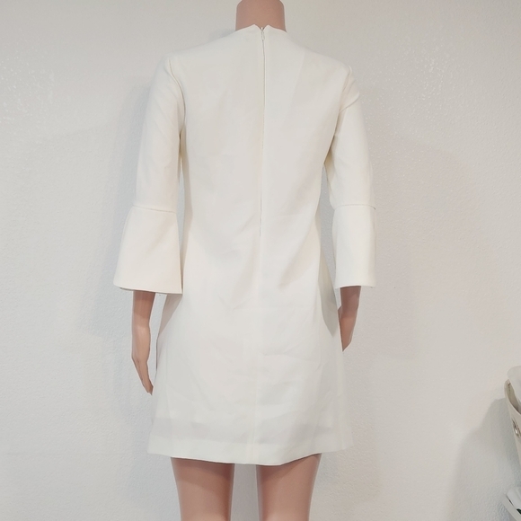 WHBM Petal-Sleeve Shift Mini Dress Size 4 - Picture 10 of 15